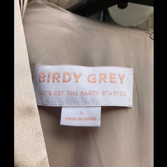 Birdy Grey Shimmer Rose Gold Maxi Dress - Picture 4 of 13